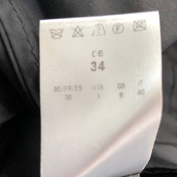 European gown designer NICOWA dress black size S from 1996 - Picture 15 of 15